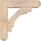 Ekena Millwork Merced Craftsman Smooth Bracket w/ Offset Brace, Douglas Fir, 5 1/2"W x 20"D x 20"H BKT0604X20X20MRC04SDF - alternate 2